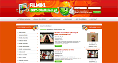 Desktop Screenshot of filmiki.gry-dladzieci.pl